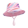 thumbnail image 2 of Kids Sun Hat UPF 50+ Boys Girls Protection Hat Wide Brim Beach Hats with Mesh and Adjustable Chin Strap,breathable,lightweight,comfortable XS, 2 of 5