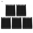 thumbnail image 1 of Disipador de calor de aluminio P40*8*30-B, 5 unidades, con aletas de refrigeración para chip electrónico de CPU, 40*8*30 mm, 1 of 9