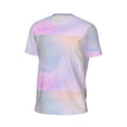 thumbnail image 6 of Wukai Rainbow Print Men's Short-Sleeved Mesh T-Shirt,Quick-Dry Short Sleeve Workout T-Shirt-Medium, 6 of 8