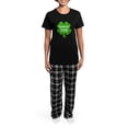 thumbnail image 4 of CafePress - Honorary Irish St Patrick's D Women's Dark Pajamas - Women's Short Sleeve Print T-Shirt and Pants Dark Cotton Pajama Set, 4 of 7