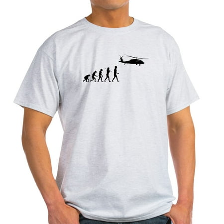 Helicopter Graphic - CafePress - Helicopter Evolution - Light T-Shirt - CP