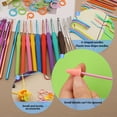 UzecPk 106 Pcs Crochet Hook Set, Ergonomic Knitting Needle Kits