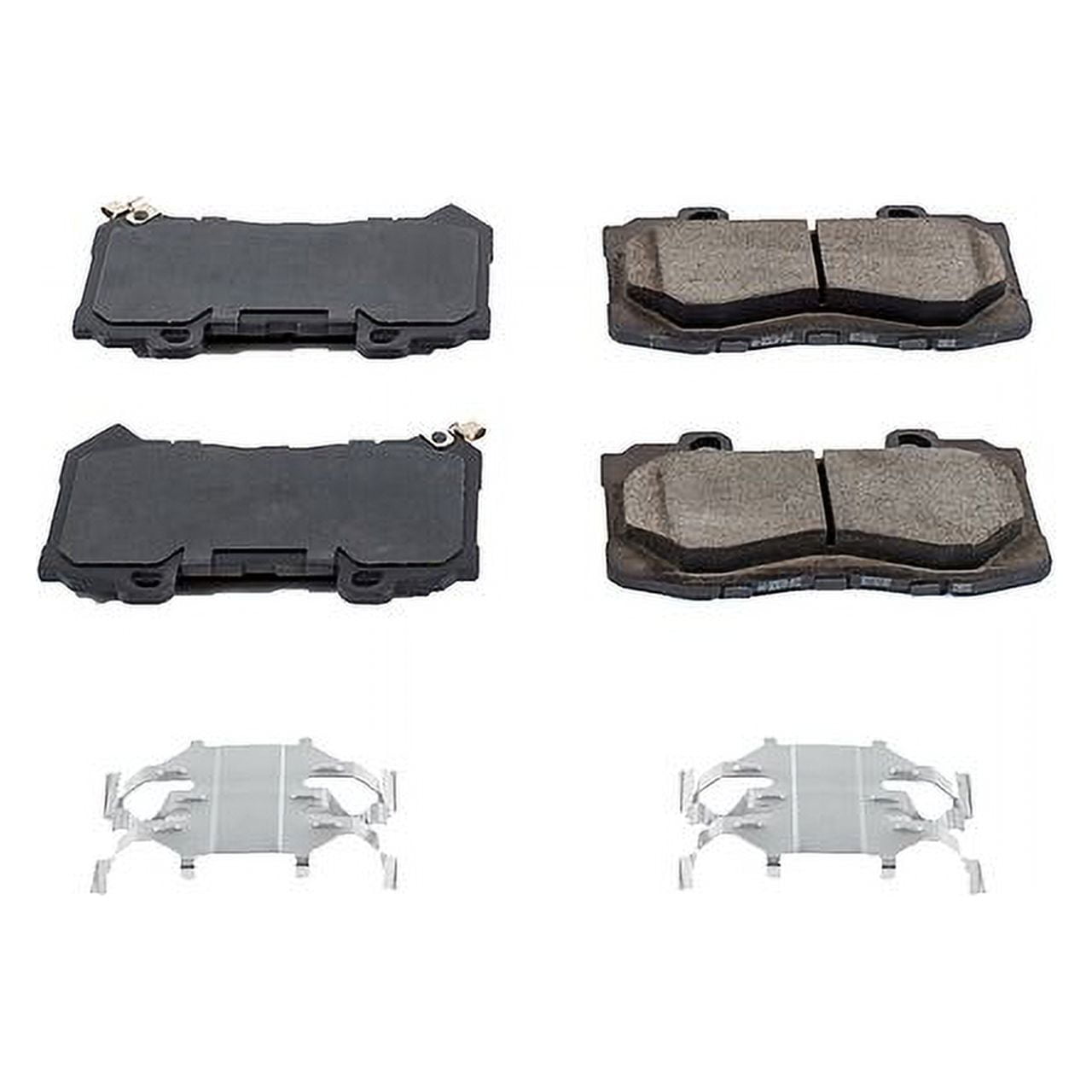 PowerStop Front Z17 Evolution Ceramic Brake Pads with Hardware 17-1802 For Chevrolet Colorado 2015-2020, GMC Canyon 2015-2020