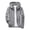 Gray #4, variant on Mens Rain Jacket Drawstring Zip Up Hoodies Summer 2026 Long Sleeve Running Raincoat Lightweight Oversized Hooded Fishing Windbreaker with Pockets M