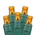 thumbnail image 2 of Novelty Lights Battery Operated LED Mini Lights 18 Feet, 50 Count Amber Fairy Lights on Green Wire, On/Off & Timer Modes, Indoor/Outdoor Use, 3x D-Cell Required, 2 of 6