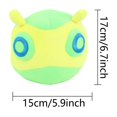 thumbnail image 3 of HKUKY Monstruo de ojos grandes verdes Muñeco de peluche divertido y lindo Juguete de peluche de estilo de dibujos animados Juego periférico Excelente regalo para niños, 3 of 8