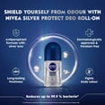 thumbnail image 4 of Nivea Silver Protect Anti-perspirant Deodorant Roll On for Men Antibacterial 3Pk, 4 of 8