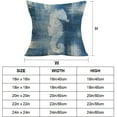 thumbnail image 5 of Navy Blue Nautical Ocean Theme Throw Pillow Covers with Seahorse Starfish Sand Dollar Conch Vintage Decorative Pillow Cases 18x18 Inch Set of 4 for Outdoor Couch Sofa, 5 of 5