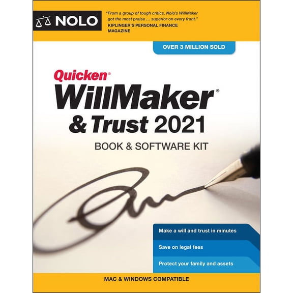 Quicken Willmaker & Trust 2021: Book & Software Kit (Paperback)