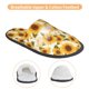 thumbnail image 3 of Balery Modern Elegant Sunflower Pantuflas de Casa de Felpa Silenciosas con Diseño Estampado, Zapatillas Cómodas Antideslizantes de Algodón para Interior-Large, 3 of 8