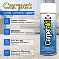 thumbnail image 5 of Carpet Aid Spot & Stain Remover – Removes Oil, Grease, Ink, Coffee, Pet Urine & Lipstick from Carpets, Rugs & Upholstery 2 Pack, 5 of 7