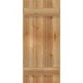 thumbnail image 5 of 16 1/8"W X 36"H Timbercraft Three 5 3/8" Boards Joined Board-N-Batten Shutters, Rough Sawn Western Red Cedar (Per Pair), 5 of 13