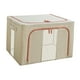 thumbnail image 3 of Bolsa organizadora para guardar ropa, contenedor de 66 l con ventana transparente y resistente al polvo. Beige, 3 of 7