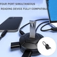 Usb B Splinter MultiDevice USB2.0 Splitter USB Hub With 5V2A Type c Power Interfaces ...