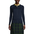 thumbnail image 2 of Lands' End School Uniform Women's Cotton Modal Cardigan Sweater, 2 of 2