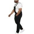 thumbnail image 3 of VEKDONE 2025 Mens Overalls Denim Bib Black Jumpsuit Fashion Adjustable Workwear Slim Fit Long Jumpsuit with Pockets A Black,X-Large, 3 of 9
