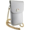 thumbnail image 5 of Hello Kitty Leather Metal Logo Chain Universal Phone Bag Pouch Silver - HKOWBPGHDLMS, 5 of 6