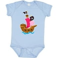 thumbnail image 3 of Inktastic Pirate ship Girls Baby Bodysuit, 3 of 5