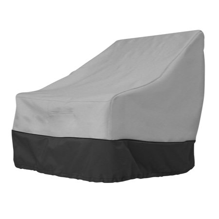 Outdoorline Patio Chair Cover Lounge Deep Seat Cover Waterproof Outdoor Lawn Furniture Cover Grey Black Walmart Canada