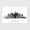 Budapest Skyline, variant on Denver Skyline Map Travel Decor Canvas – Elegant Geography Artwork for Office – 8x12 inch