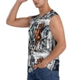 thumbnail image 3 of Fotbe Four Running Horses Men's Camiseta sin Mangas Estampada para Hombres, Playera Casual para Gimnasio, Entrenamiento, Playa-Small, 3 of 7