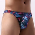 thumbnail image 3 of Vedolay Underwears Men's Briefs Super Soft Comfort Lightweight Pouch Briefs,Blue XL, 3 of 5