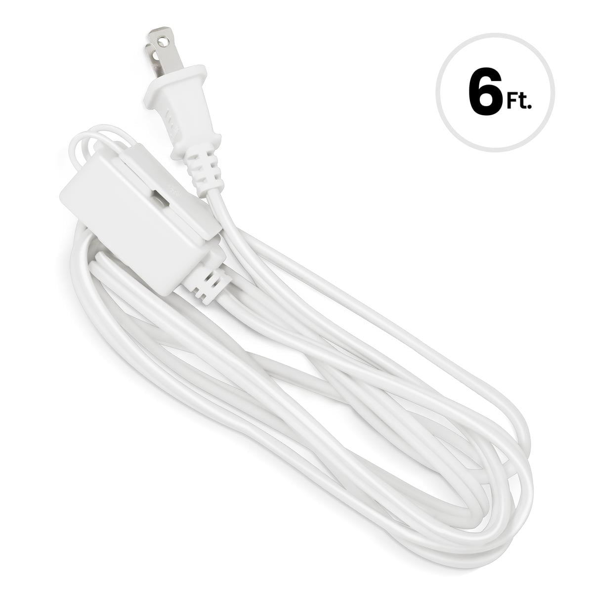 Grip Tight Tools® 6 FT Household Extension Cord, 16-2 SPT, White