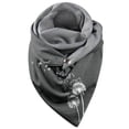 thumbnail image 1 of WEAIXIMIUNG Heated Gloves for Men Rechargeable Women Feather Vintage Print Boho Scarf Shawls Wraps Winter Warm Short Scarves, 1 of 4