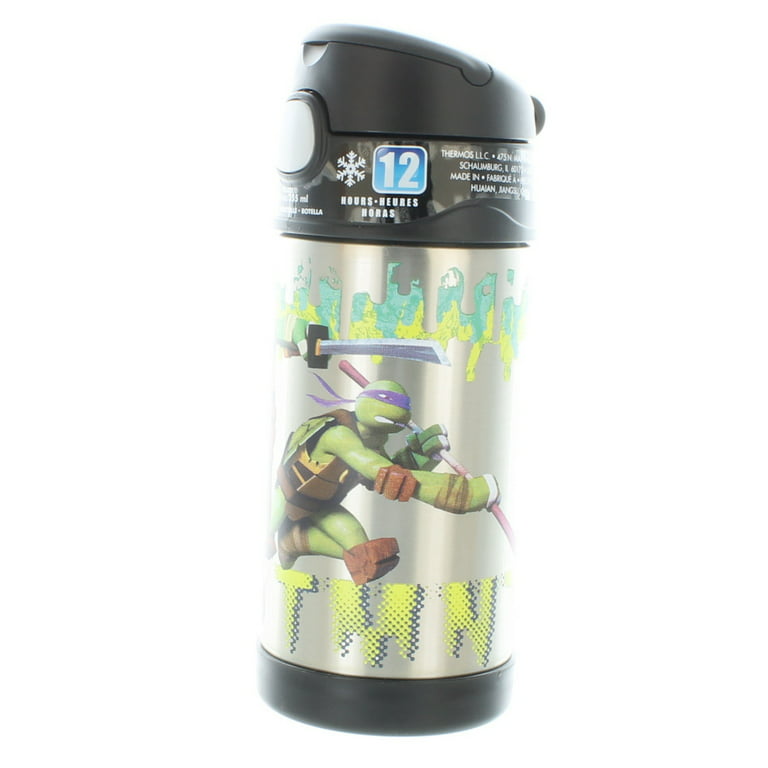 Thermos 12 oz Funtainer Insulated Stainless Steel Straw Bottle, Teenage  Mutant Ninja Turtles - Parents' Favorite