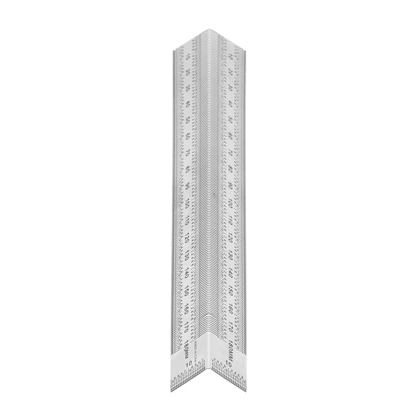Regla de línea de acero inoxidable portátil, regla de línea de acero inoxidable, regla de metal para medición de carpintería, regla de metal de precisión diseñada para profesionales