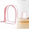 thumbnail image 2 of Clear Hanging Doll Storage Case for 6 Inch Plush Dolls – Protective Display Bag with Key chain, PVC Dustproof Cover for Collectibles, Great for Travel & Shelf Organization, 2 of 9