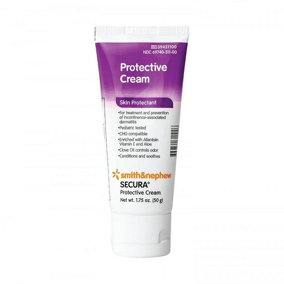 Secura Skin Protectant Cream, 1.75 ounce Flip-top Tube, Scented, 1 Count