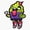 1pcs, variant on Spooky Halloween Zombie Cupcake Green Frosting Undead Brain Bakery Pastry Decal For PC Case Sticker