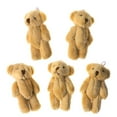 thumbnail image 4 of 5PCS Kawaii Small Bears Plush Soft Toys Pearl Velvet Dolls Gifts Mini Teddy Bear, 4 of 12