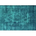thumbnail image 1 of Ahgly Company Machine Washable Indoor Rectangle Oriental Turquoise Blue Industrial Area Rugs, 5' x 8', 1 of 4
