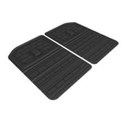 3D MAXpider Custom Fit Kagu Seatback Protector (Black) Compatible with Rivian R1S 2022-2024 - Seatback Protector