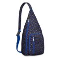 thumbnail image 1 of Vintage Polka Sling Backpack - Minimalist Dot Pattern Crossbody Bag, Fashionable Water-Resistant Daypack for Students, 1 of 4