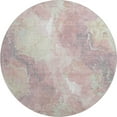 thumbnail image 2 of Addison Rugs Mayfield Premium Machine Washable Transitional Abstract Pink Round Rug, 8' x 8', 2 of 6