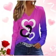 thumbnail image 1 of TaTaai Hoodies Shirts for Women Early Fall Long Sleeve Tops Vintage Graphic Outfits Tops Fashion Pullover Tees Gift, 1 of 5