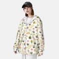 thumbnail image 5 of Goofa Sushi and Rolls Printed Women's UPF 50+ Sun Protection Hoodie Jacket Lightweight Long Sleeve Sun Shirt for Women with Pocket Hiking Outdoor-3X-Large, 5 of 9
