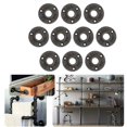 thumbnail image 2 of 10Pcs 1 Inch Malleable Threaded Floor Flange Iron Pipe Fittings Wall Mounted Flange (3 Holes), 2 of 3