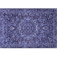 thumbnail image 1 of Ahgly Company Machine Washable Indoor Rectangle Persian Blue Traditional Area Rugs, 6' x 9', 1 of 4