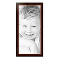 thumbnail image 2 of ArtToFrames 14" x 30" Matte Mahogany with Gold Accent Diploma Picture Frame, 14x30 inch Brown Wood Poster Frame (WOM-5109), 2 Pack, 2 of 6