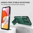 thumbnail image 3 of Bracket Phone Case for Samsung Galaxy A25 5G with Kickstand & Slide Camera Lens Cover, Dual Layer Rugged Shockproof Protection Cover Case for Samsung Galaxy A25 5G LT-Green, 3 of 9