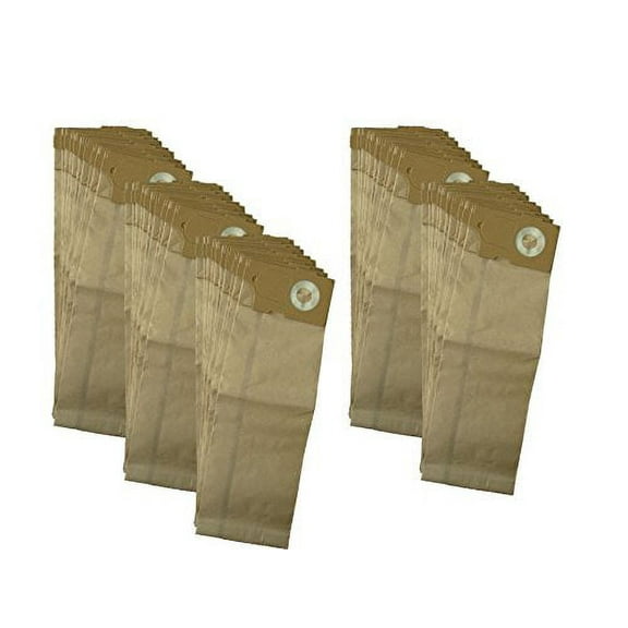 50 Commercial Bags For Windsor Versamatic, Allstar Javelin, Betco, Tornado-Karcher, NSS Marshal, and Triple S (SSS) Upright Vacuum Cleaner 86000460