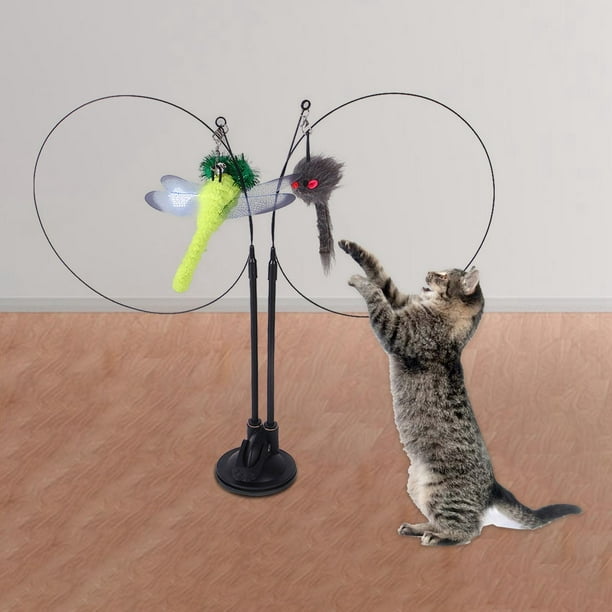 Cat Feather Toy Long Steel Wire Rope