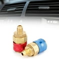 thumbnail image 2 of Adaptateur de Réfrigérant R134a Adaptateur de Réfrigérant Voiture A/c R134a Connecteur 2 Pcs R134a Haute Basse Pression Raccord Rapide Droit Adaptateur de Réfrigérant Voiture A/c, 2 of 8