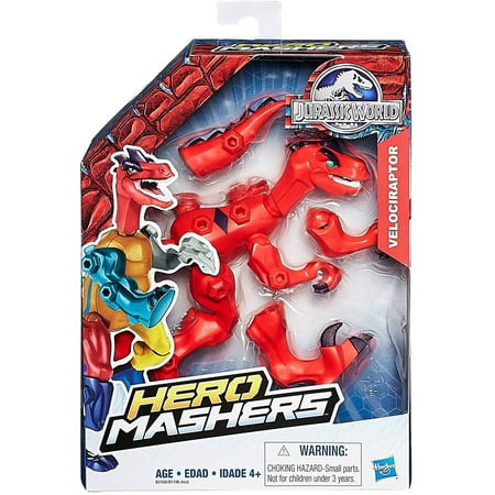 Jurassic World Hero Mashers Velociraptor Figure