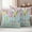Teal Green, variant on Happy Easter Outdoor Waterproof Pillow Covers, Spring Colorful Eggs Butterfly Teal Wood Grain Decorative Square Throw Pillowcase Sofa Cushion Sham for Patio/Couch/Chair, 18"x18" 2 Pack