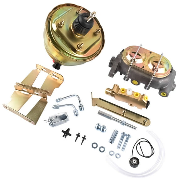 8" Power Brake Booster Disc/Drum Valve Kit for Chevrolet Bel Air Nomad 1955-1957